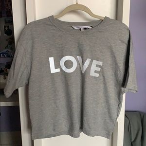 Gray “LOVE” T-shirt